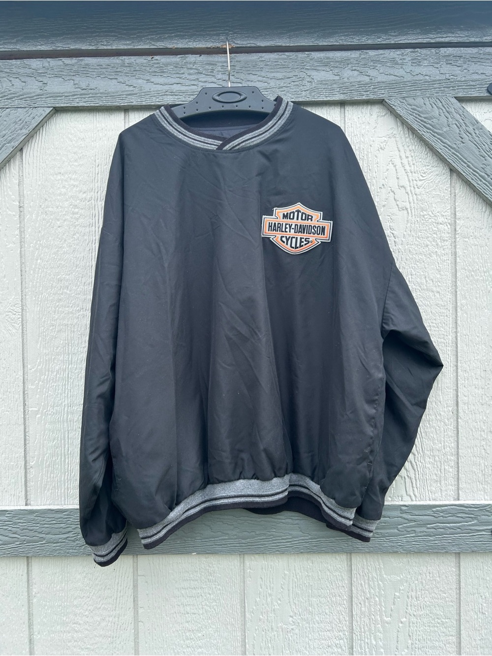 Harley-Davidson Pullover Jacket XL Classic Motorcycle Hoodie Style Outerwear